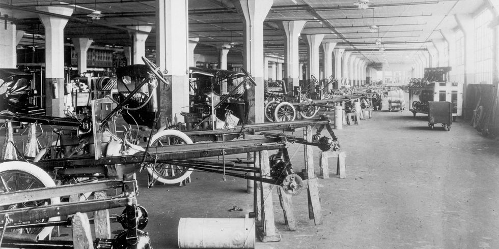 early ford assembly line